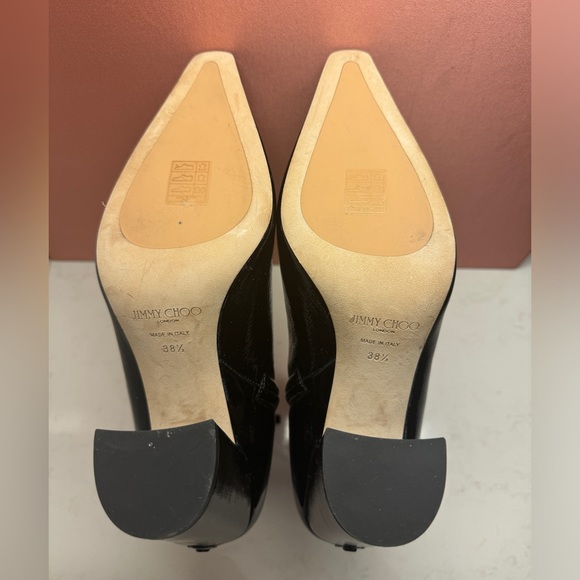 Jimmy Choo Patent Leather Booties - Picture 6 of 8